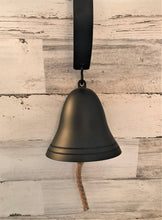 RING-RING-RING! LET'S EAT! COME AND GET IT! CHARMING OLD-SCHOOL BLACK DINNER BELL