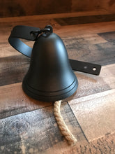 RING-RING-RING! LET'S EAT! COME AND GET IT! CHARMING OLD-SCHOOL BLACK DINNER BELL