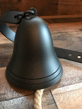 RING-RING-RING! LET'S EAT! COME AND GET IT! CHARMING OLD-SCHOOL BLACK DINNER BELL