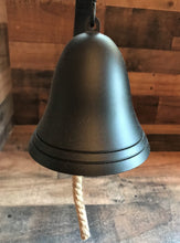 RING-RING-RING! LET'S EAT! COME AND GET IT! CHARMING OLD-SCHOOL BLACK DINNER BELL