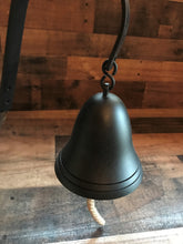 RING-RING-RING! LET'S EAT! COME AND GET IT! CHARMING OLD-SCHOOL BLACK DINNER BELL