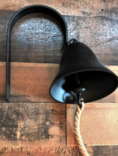 RING-RING-RING! LET'S EAT! COME AND GET IT! CHARMING OLD-SCHOOL BLACK DINNER BELL