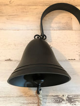 RING-RING-RING! LET'S EAT! COME AND GET IT! CHARMING OLD-SCHOOL BLACK DINNER BELL