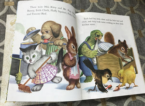 "THE VERY BEST HOME FOR ME!" 1982 CHILDREN'S LITTLE GOLDEN BOOK ("ANIMAL FRIENDS" FIRST TITLE/ILLUSTRATIONS BY GARTH WILLIAMS)