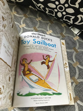 "WALT DISNEY'S DONALD DUCK'S TOY SAILBOAT" 1954 (1983 EDITION) VINTAGE CHILDREN'S LITTLE GOLDEN BOOK