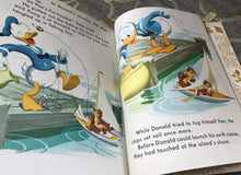 "WALT DISNEY'S DONALD DUCK'S TOY SAILBOAT" 1954 (1983 EDITION) VINTAGE CHILDREN'S LITTLE GOLDEN BOOK