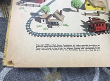 "WALT DISNEY'S DONALD DUCK'S TOY TRAIN" 1950 VINTAGE CHILDREN'S LITTLE GOLDEN BOOK (RARE!)