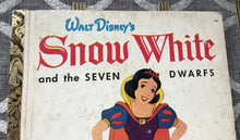 "WALT DISNEY'S SNOW WHITE AND THE SEVEN DWARFS" RARE 1948 VINTAGE LITTLE GOLDEN BOOK