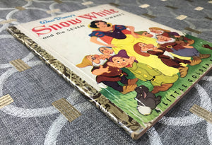 "WALT DISNEY'S SNOW WHITE AND THE SEVEN DWARFS" RARE 1948 VINTAGE LITTLE GOLDEN BOOK