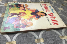 "WALT DISNEY'S SNOW WHITE AND THE SEVEN DWARFS" RARE 1948 VINTAGE LITTLE GOLDEN BOOK