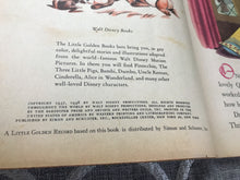 "WALT DISNEY'S SNOW WHITE AND THE SEVEN DWARFS" RARE 1948 VINTAGE LITTLE GOLDEN BOOK