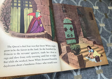 "WALT DISNEY'S SNOW WHITE AND THE SEVEN DWARFS" RARE 1948 VINTAGE LITTLE GOLDEN BOOK