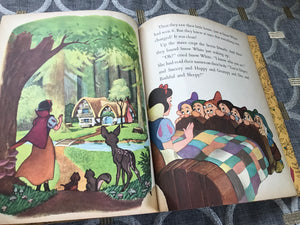 "WALT DISNEY'S SNOW WHITE AND THE SEVEN DWARFS" RARE 1948 VINTAGE LITTLE GOLDEN BOOK