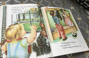 "WE LIKE KINDERGARTEN" 1965 FIRST-EDITION VINTAGE CHILDREN'S LITTLE GOLDEN BOOK