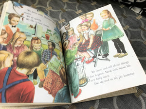 "WE LIKE KINDERGARTEN" 1965 FIRST-EDITION VINTAGE CHILDREN'S LITTLE GOLDEN BOOK