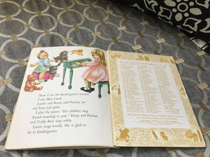 "WE LIKE KINDERGARTEN" 1965 FIRST-EDITION VINTAGE CHILDREN'S LITTLE GOLDEN BOOK