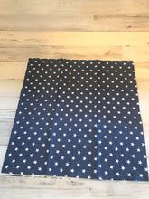 STARRY BLUE-DENIM AND WHITE CLOTH NAPKINS (SOLD INDIVIDUALLY)