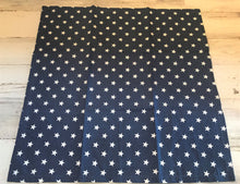 STARRY BLUE-DENIM AND WHITE CLOTH NAPKINS (SOLD INDIVIDUALLY)