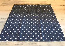 STARRY BLUE-DENIM AND WHITE CLOTH NAPKINS (SOLD INDIVIDUALLY)