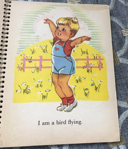 VERY RARE "WHO AM I?" 1953 VINTAGE CHILDREN'S BOOK--SO CUTE! SO CHARMING! (A FIRST EDITION, MOST LIKELY)