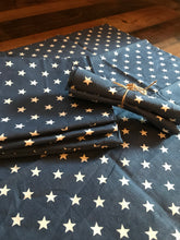 STARRY BLUE-DENIM AND WHITE CLOTH NAPKINS (SOLD INDIVIDUALLY)