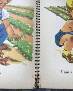 VERY RARE "WHO AM I?" 1953 VINTAGE CHILDREN'S BOOK--SO CUTE! SO CHARMING! (A FIRST EDITION, MOST LIKELY)