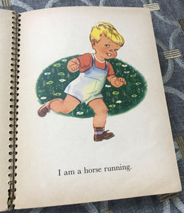 VERY RARE "WHO AM I?" 1953 VINTAGE CHILDREN'S BOOK--SO CUTE! SO CHARMING! (A FIRST EDITION, MOST LIKELY)