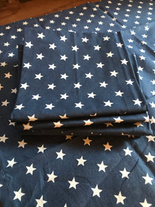 STARRY BLUE-DENIM AND WHITE CLOTH NAPKINS (SOLD INDIVIDUALLY)