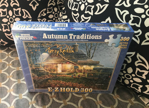 300 EXTRA-LARGE PIECE COUNTRY LIFE PUZZLE IT'S PUMPKIN TIME! BEAUTIFUL FALL SCENE (MADE IN THE USA!)