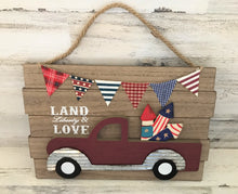 SO PATRIOTIC! SO CUTE! SO FUN! RETRO, RED TRUCK WALL DECOR (PERFECT FOR THE FOURTH OF JULY)