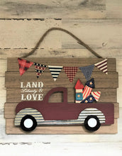 SO PATRIOTIC! SO CUTE! SO FUN! RETRO, RED TRUCK WALL DECOR (PERFECT FOR THE FOURTH OF JULY)