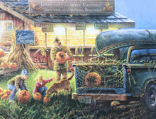 300 EXTRA-LARGE PIECE COUNTRY LIFE PUZZLE IT'S PUMPKIN TIME! BEAUTIFUL FALL SCENE (MADE IN THE USA!)