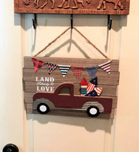 SO PATRIOTIC! SO CUTE! SO FUN! RETRO, RED TRUCK WALL DECOR (PERFECT FOR THE FOURTH OF JULY)