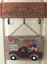 SO PATRIOTIC! SO CUTE! SO FUN! RETRO, RED TRUCK WALL DECOR (PERFECT FOR THE FOURTH OF JULY)