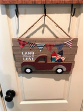 SO PATRIOTIC! SO CUTE! SO FUN! RETRO, RED TRUCK WALL DECOR (PERFECT FOR THE FOURTH OF JULY)