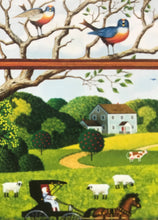 300 LARGER-PIECE PUZZLE THINGS ARE JUST PEACHY COUNTRY LIFE PUZZLE--FULL OF NOSTALGIA AND CHARM (AND MADE IN THE USA!)