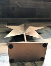 RUSTIC, COPPER STAR-ON-A-STAND TABLETOP DECOR ACCENT (GORGEOUS YEAR-ROUND OR PERFECT FOR THE FOURTH OF JULY OR CHRISTMAS)