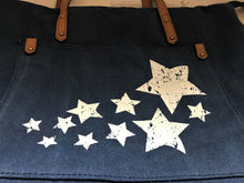 PATRIOTIC CANVAS TOTE-STYLE PURSE:  FOUR DIFFERENT STYLES (BLUE AND WHITE STARS/BLUE BANDANA-PATTERN/RED BANDANA-PATTERN/BLUE NAUTICAL