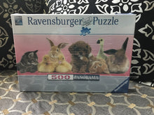 500-PIECE TOP-QUALITY PANORAMA PUZZLE--SWEETIE-SWEET BABY ANIMALS (PERFECT FOR EASTER/SPRINGTIME)