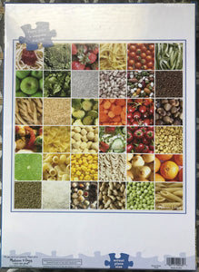 500-PIECE PUZZLE--VERY PRETTY AND VERY SPECIAL LET'S EAT HEALTHY (MADE IN THE USA!)