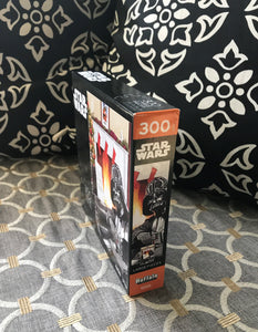 300 LARGE-PIECE CHRISTMAS-Y MERRY DARTH-MAS PUZZLE! A VERY STAR WARS-Y HOLIDAY PUZZLE COLLECTORS' ITEM (MADE IN THE USA!)