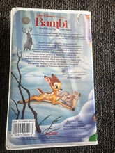 RARE BLACK DIAMOND ORIGINAL CLAMSHELL-CASE COPY OF "BAMBI" WALT DISNEY HOME VIDEO/THE CLASSICS (VHS 942)