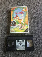RARE BLACK DIAMOND ORIGINAL CLAMSHELL-CASE COPY OF "BAMBI" WALT DISNEY HOME VIDEO/THE CLASSICS (VHS 942)