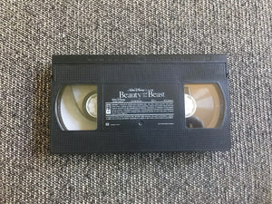 RARE BLACK DIAMOND ORIGINAL CLAMSHELL-CASE COPY OF "BEAUTY AND THE BEAST" WALT DISNEY HOME VIDEO/THE CLASSICS (VHS 1325)