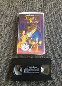 RARE BLACK DIAMOND ORIGINAL CLAMSHELL-CASE COPY OF "BEAUTY AND THE BEAST" WALT DISNEY HOME VIDEO/THE CLASSICS (VHS 1325)