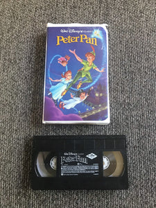 RARE BLACK DIAMOND ORIGINAL CLAMSHELL-CASE COPY OF "PETER PAN" WALT DISNEY HOME VIDEO/THE CLASSICS (VHS 960)