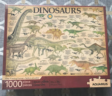 1,000-PIECE VERY SPECIAL SMITHSONIAN 36-DINOSAUR NATURE-THEMED PUZZLE (EDUCATIONAL, BEAUTIFUL, AND FRAME-WORTHY)