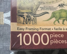 1,000-PIECE VERY SPECIAL SMITHSONIAN 36-DINOSAUR NATURE-THEMED PUZZLE (EDUCATIONAL, BEAUTIFUL, AND FRAME-WORTHY)