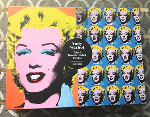 500-PIECE DOUBLE-SIDED, SUPER-SPECIAL, TWO-IN-ONE PUZZLE--MARILYN, MARILYN, MARILYN