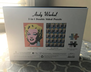 500-PIECE DOUBLE-SIDED, SUPER-SPECIAL, TWO-IN-ONE PUZZLE--MARILYN, MARILYN, MARILYN